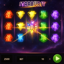 Casinia - Starburst Slot Game - NetEnt